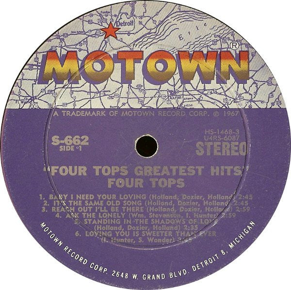 Four Tops - Greatest Hits