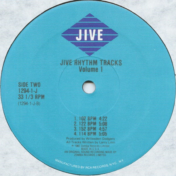 Willesden Dodgers - Jive Rhythm Trax Volume 1