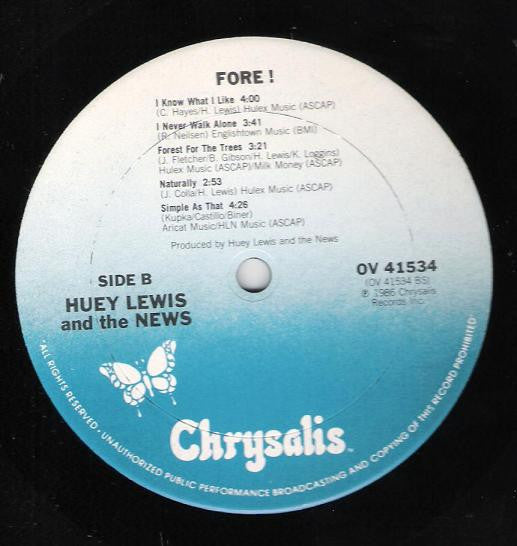 Huey Lewis & The News - Fore!