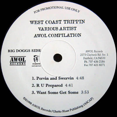 West Coast Trippin - AWOL Compilation