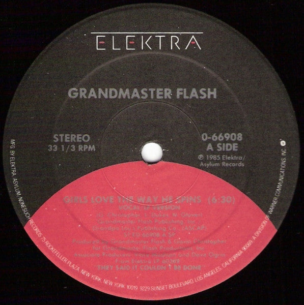 Grandmaster Flash - Girls Love The Way He Spins