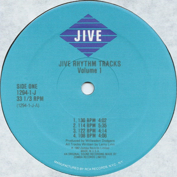 Willesden Dodgers - Jive Rhythm Trax Volume 1