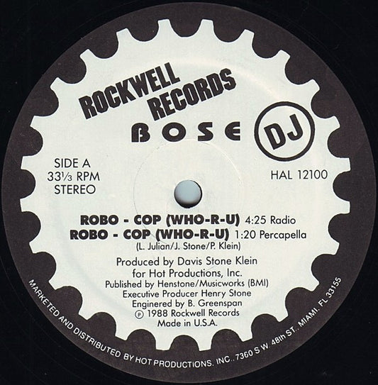 B.O.S.E. - Robo - Cop (Who-R-U)