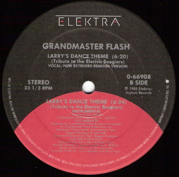 Grandmaster Flash - Girls Love The Way He Spins