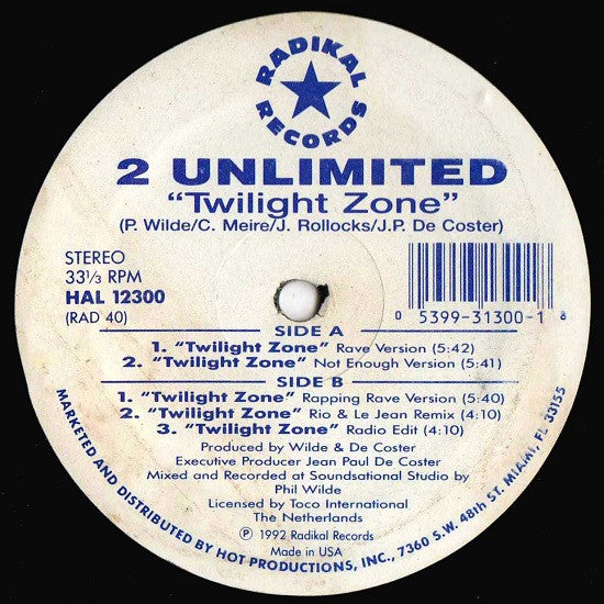 2 Unlimited - Twilight Zone
