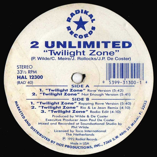 2 Unlimited - Twilight Zone
