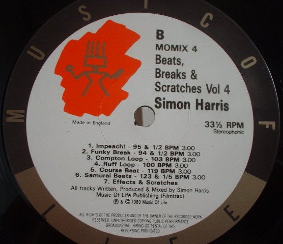 Simon Harris - Beats, Breaks & Scratches Volume 4