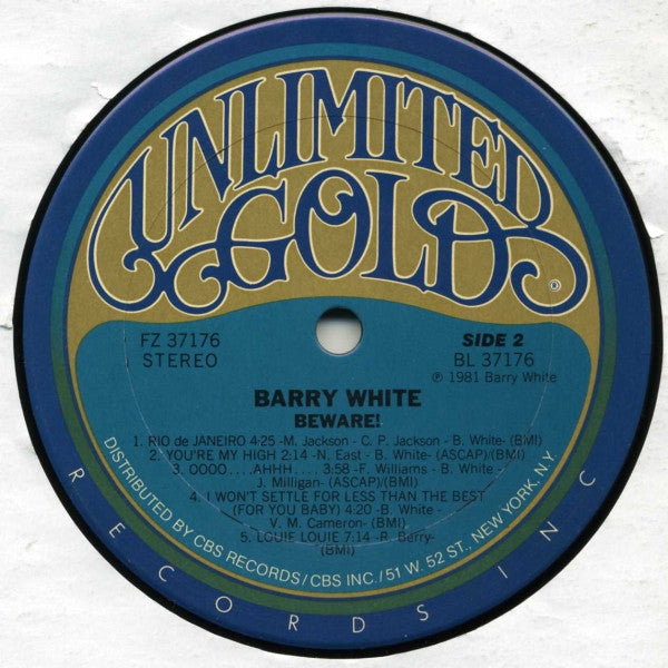 Barry White - Beware!
