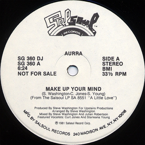 Aurra - Make Up Your Mind