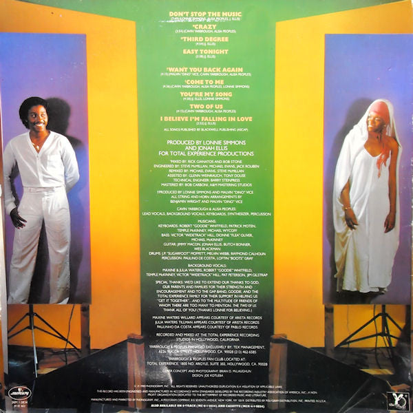 Yarbrough & Peoples - The Two Of Us