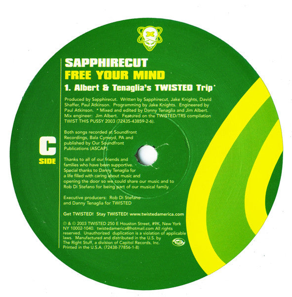 Sapphirecut - Free Your Mind / Action Reaction