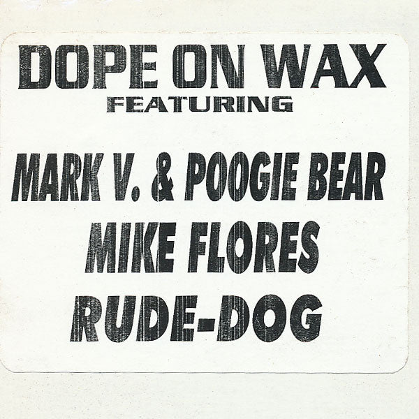 Various - Dope On Wax