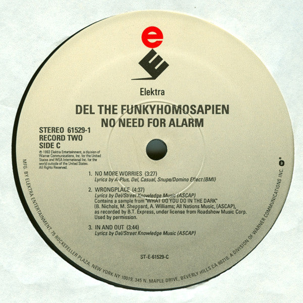 Del Tha Funkee Homosapien - No Need For Alarm