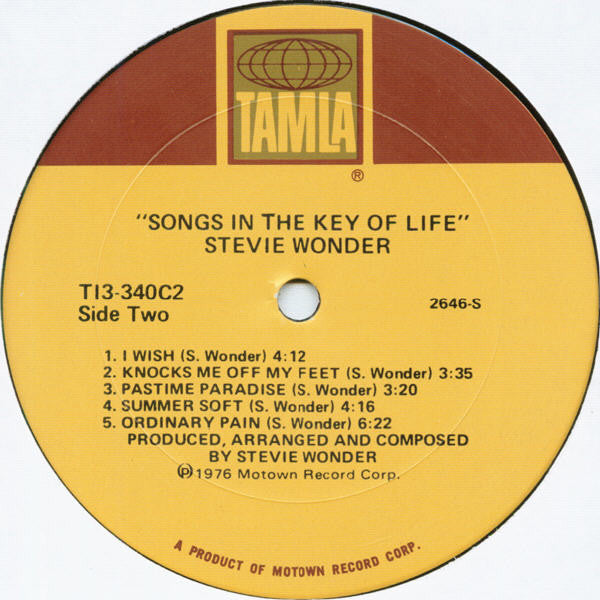 Stevie Wonder - Songs In The Key Of Life