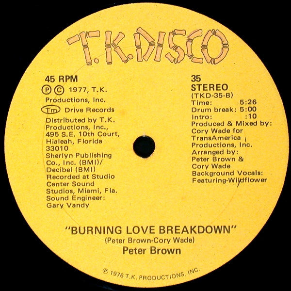 Do Ya Wanna Get Funky With Me / Burning Love Breakdown