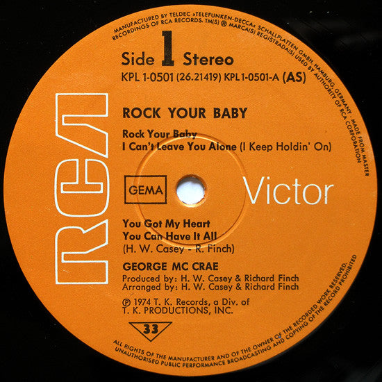 George McCrae - Rock Your Baby