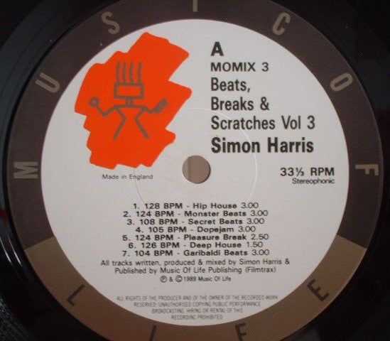 Simon Harris - Beats, Breaks & Scratches Volume 3