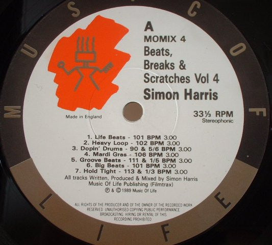 Simon Harris - Beats, Breaks & Scratches Volume 4