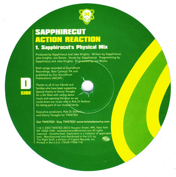 Sapphirecut - Free Your Mind / Action Reaction