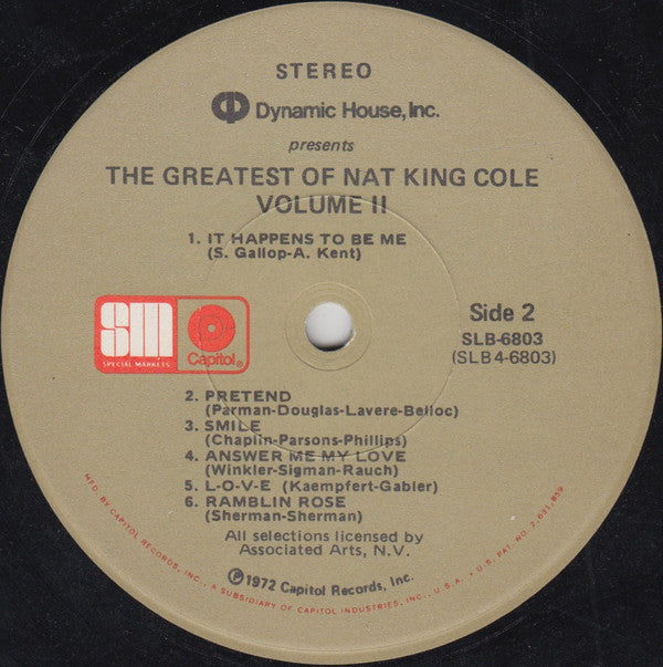 The Greatest Of Nat King Cole