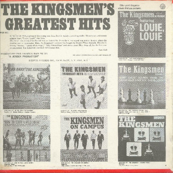 The Kingsmen's Greatest Hits