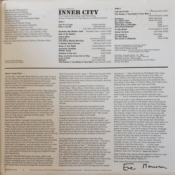 Inner City (The Original Broadway Cast Recording)