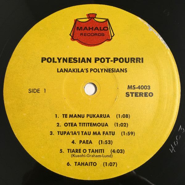 Lanakila's Polynesians - Polynesian Pot-Pourri