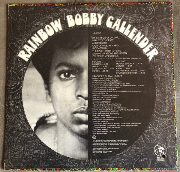 Bobby Callender - Rainbow