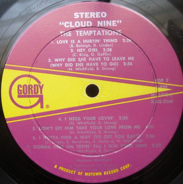 Temptations, The - Cloud Nine