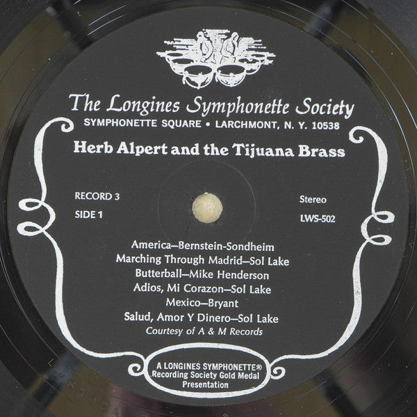 A Treasury Of Herb Alpert And The Tijuana Brass Plus Selections From The Baja Marimba Band