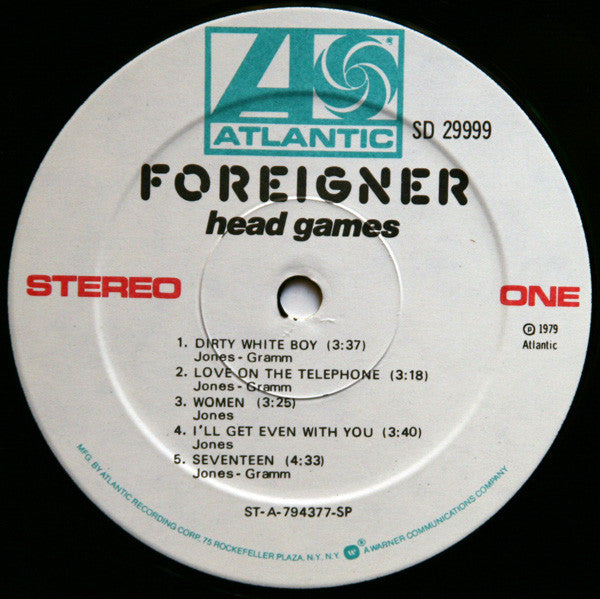 Foreigner - Head Games