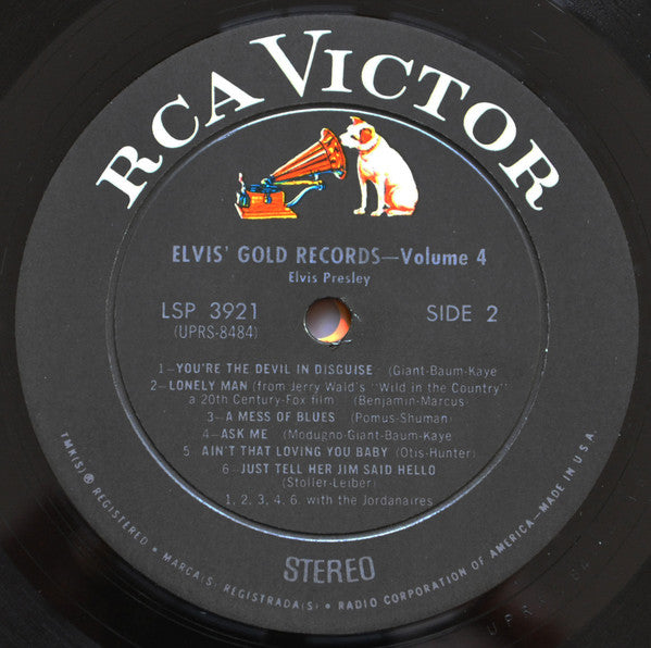 Elvis Presley - Elvis' Gold Records - Volume 4
