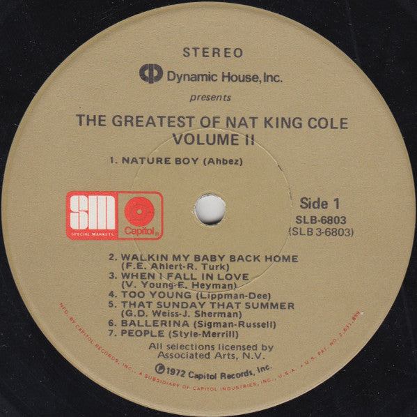 The Greatest Of Nat King Cole