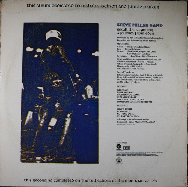 Steve Miller Band - Recall The Beginning...A Journey From Eden