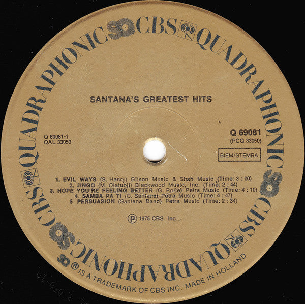 Santana's Greatest Hits