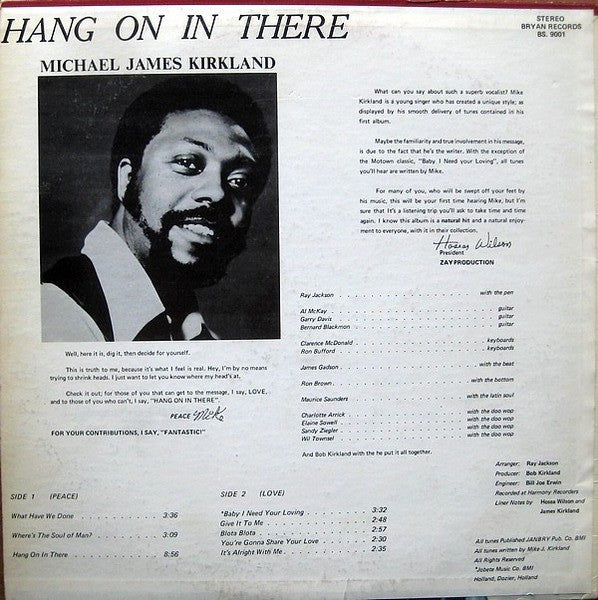 Mike James Kirkland - Hang On In There