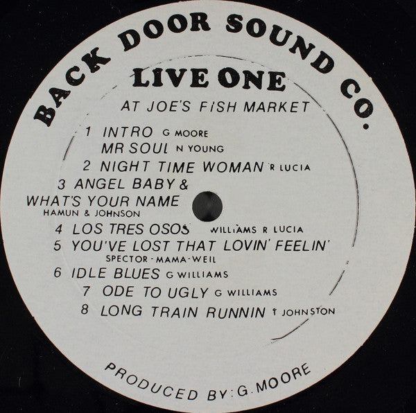 Live "One" - Recorded Live At Joe's Fish Market And Saloon
