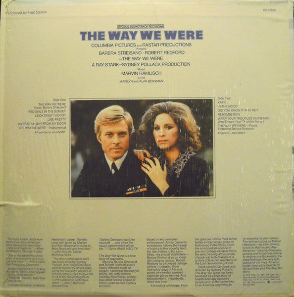 The Way We Were (Original Soundtrack Recording)