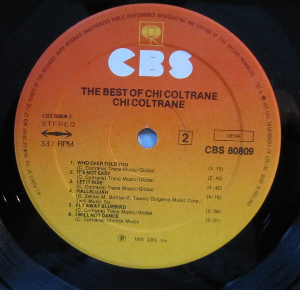 The Best Of Chi Coltrane