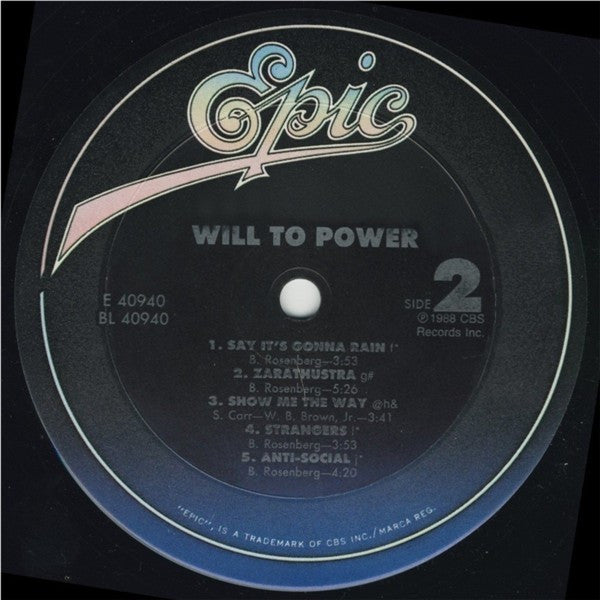 Will To Power