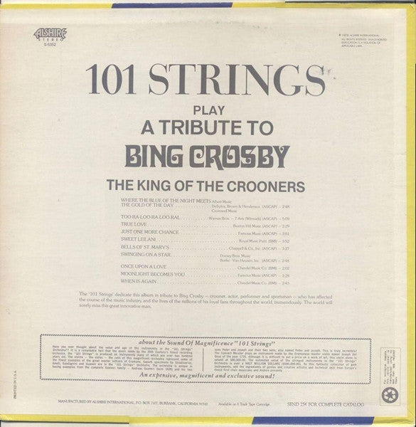 Play A Tribute To Bing Crosby