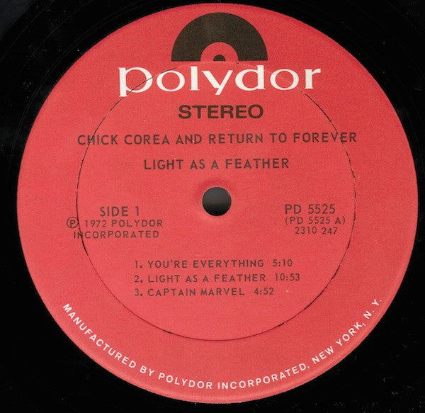 Chick Corea & Return To Forever - Light As A Feather