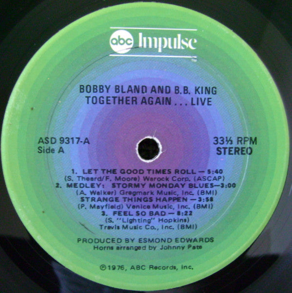 Bobby Bland & B.B. King - Together Again...Live