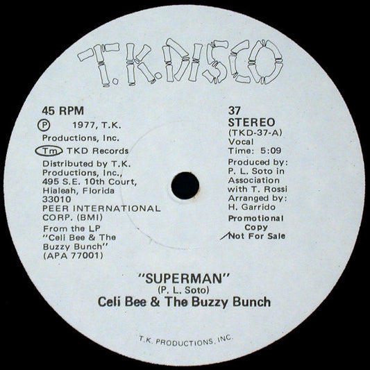 Celi Bee & The Buzzy Bunch - Superman / One Love