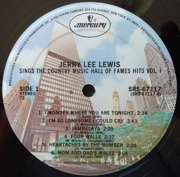 Jerry Lee Lewis - Sings The Country Music Hall Of Fame Hits Vol. 1