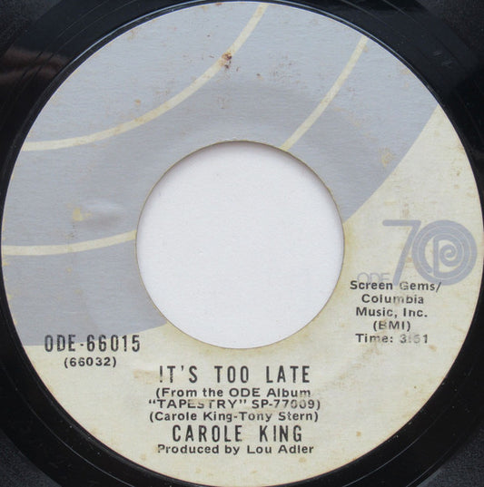Carole King - It's Too Late / I Feel The Earth Move