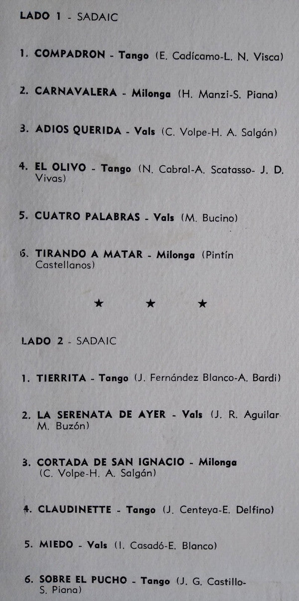 Juan D'Arienzo Y Su Orquesta Típica, Héctor Mauré - Juan D'arienzo - Hector Maure