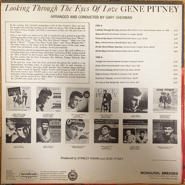 Gene Pitney - Looking Through The Eyes Of Love