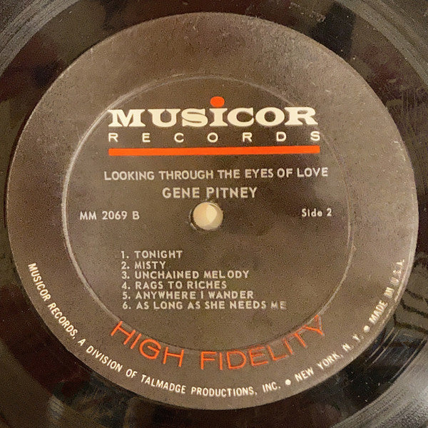 Gene Pitney - Looking Through The Eyes Of Love