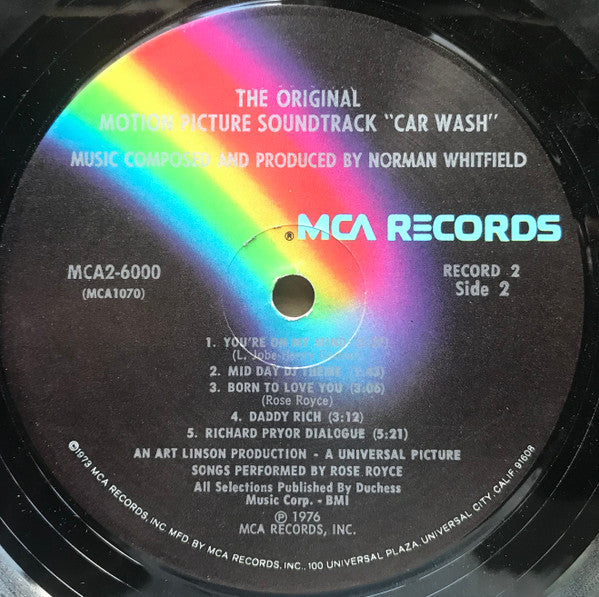 Car Wash (Original Motion Picture Soundtrack)